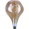 Ljuskällor|Dekorativa Ljuskällor E27<Malmbergs Filament LED-lampa, BT165, Amber, 4W, E27, 230V, Dim, MB
