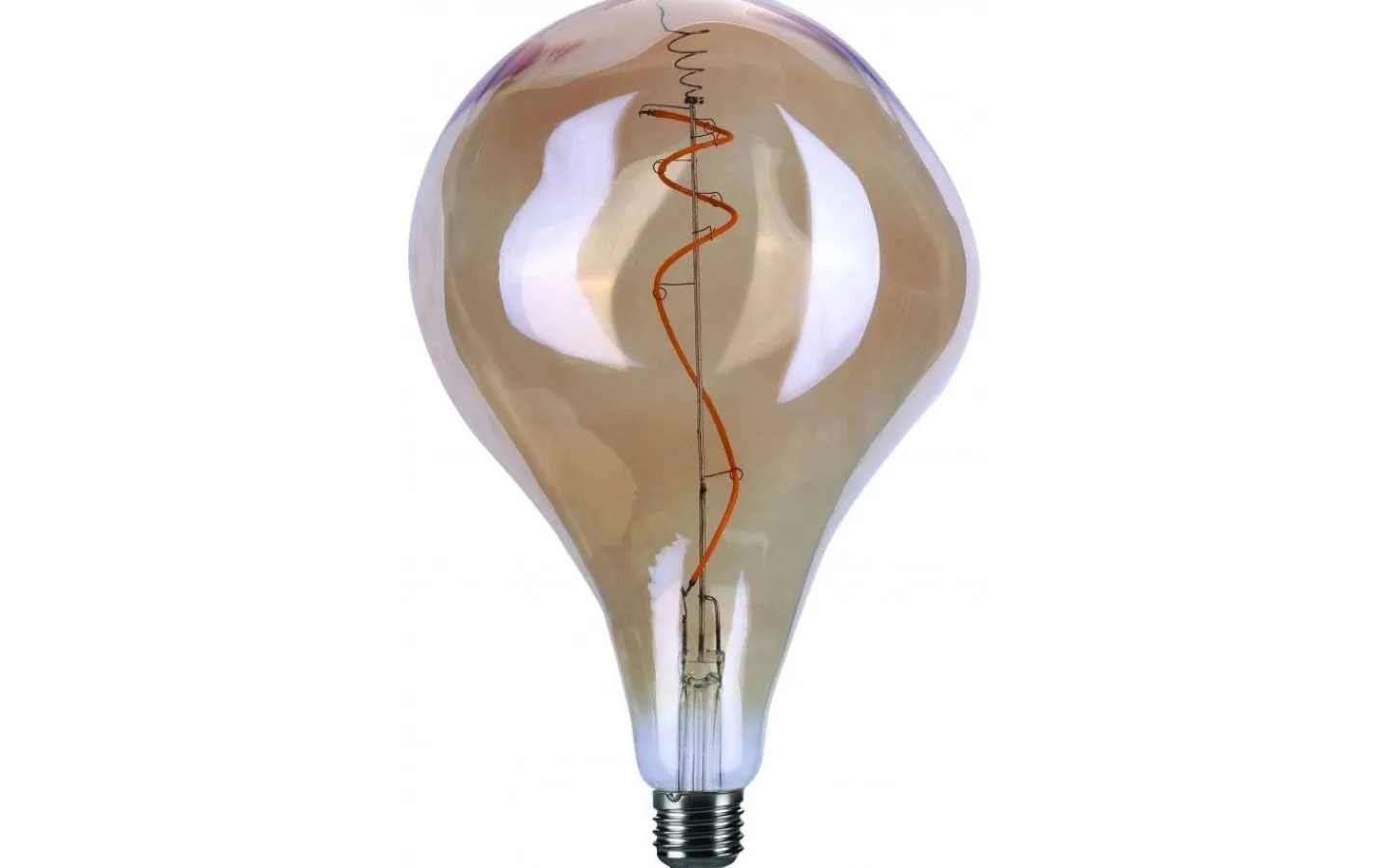Ljuskällor|Dekorativa Ljuskällor E27<Malmbergs Filament LED-lampa, BT165, Amber, 4W, E27, 230V, Dim, MB