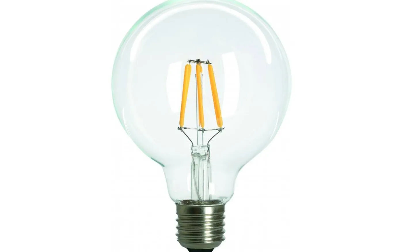 Filament LED-lampa, G95, Klar, 5,5W, E27, 230V, Dim, MB