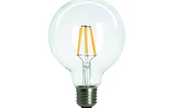 Ljuskällor<Malmbergs Filament LED-lampa, G95, Klar, 4W, E27, 230V, Dim, MB