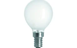 Malmbergs Filament LED-lampa, klot, opal, 4,5W, E14, 230V, dim, MB* Ljuskällor