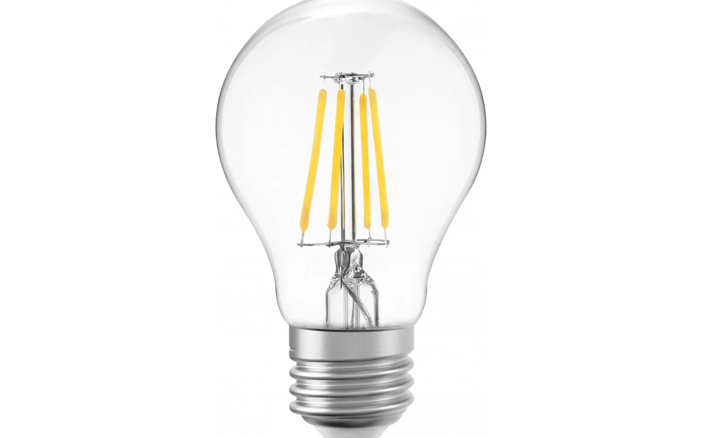 Ljuskällor<Malmbergs Filament LED-lampa, normal, klar, 7W, E27, 230V, dim, MB
