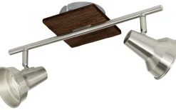 Filipina Takspotlight 36cm GU10 LED 3000K 2x3W Brun