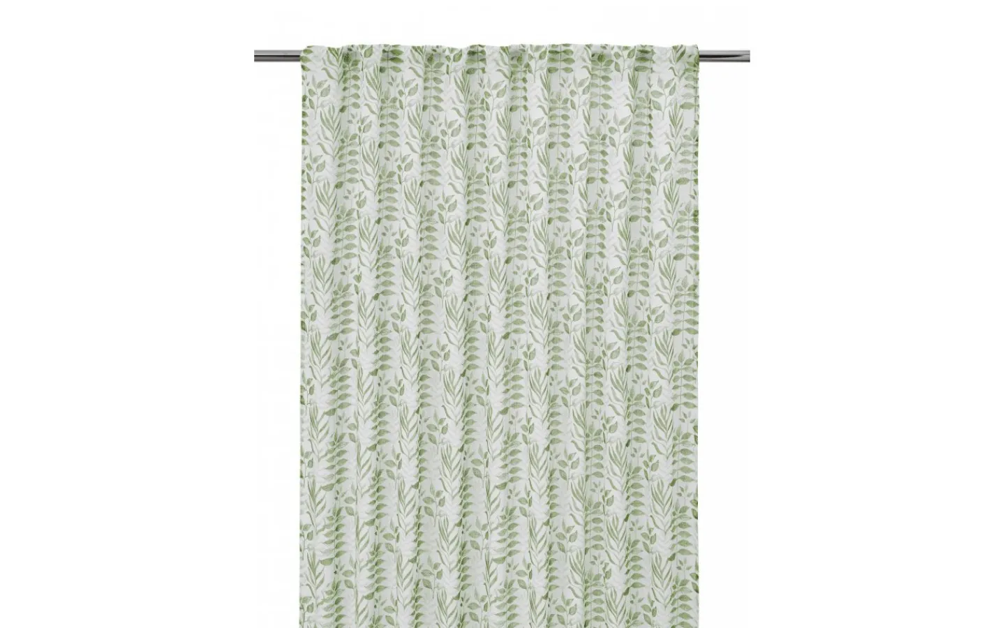 Svanefors Filippa Gardin 2P Mossa 2x140x280cm* Mönstrade Gardiner