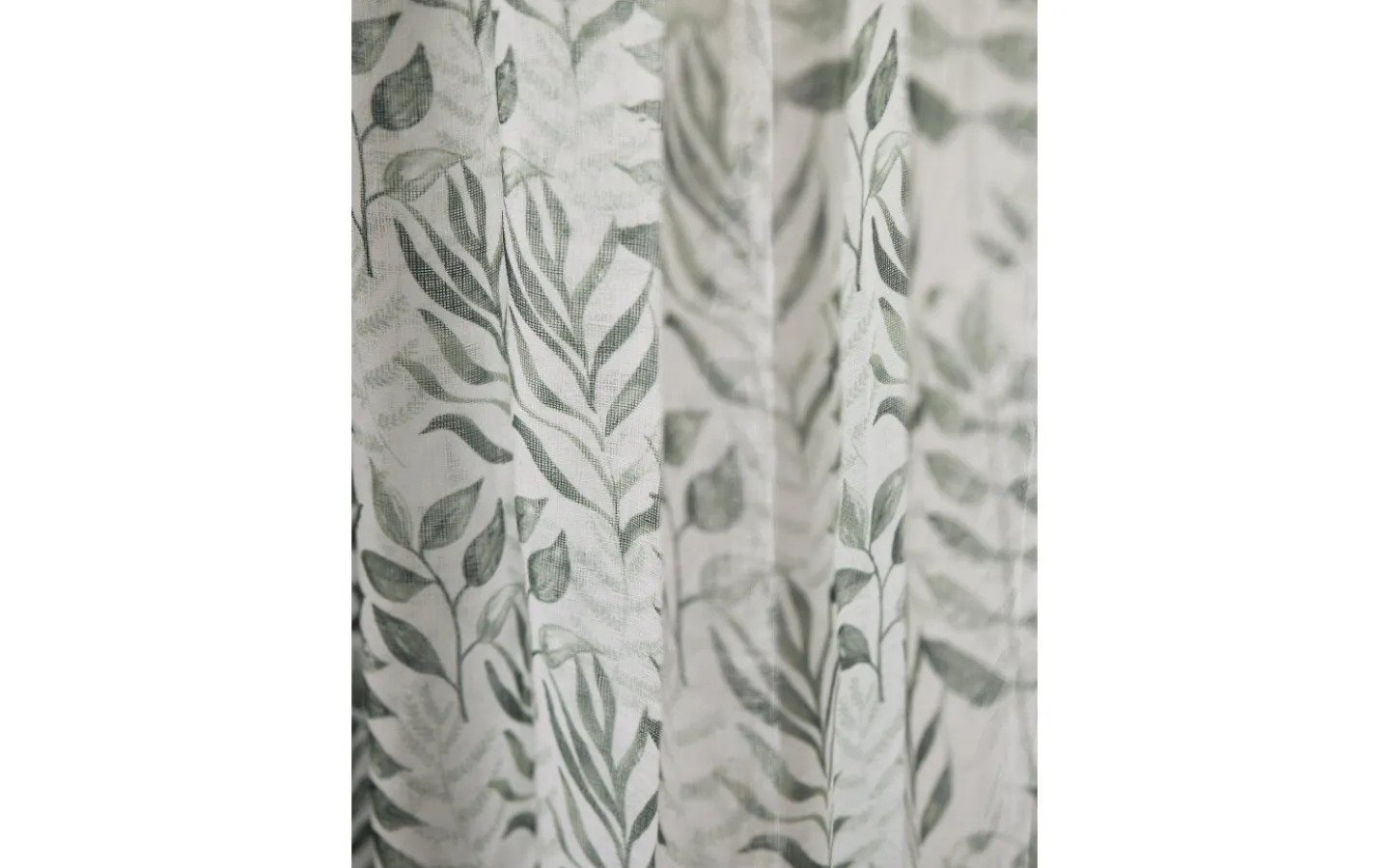 Svanefors Filippa Gardin 2P Mossa 2x140x280cm* Mönstrade Gardiner