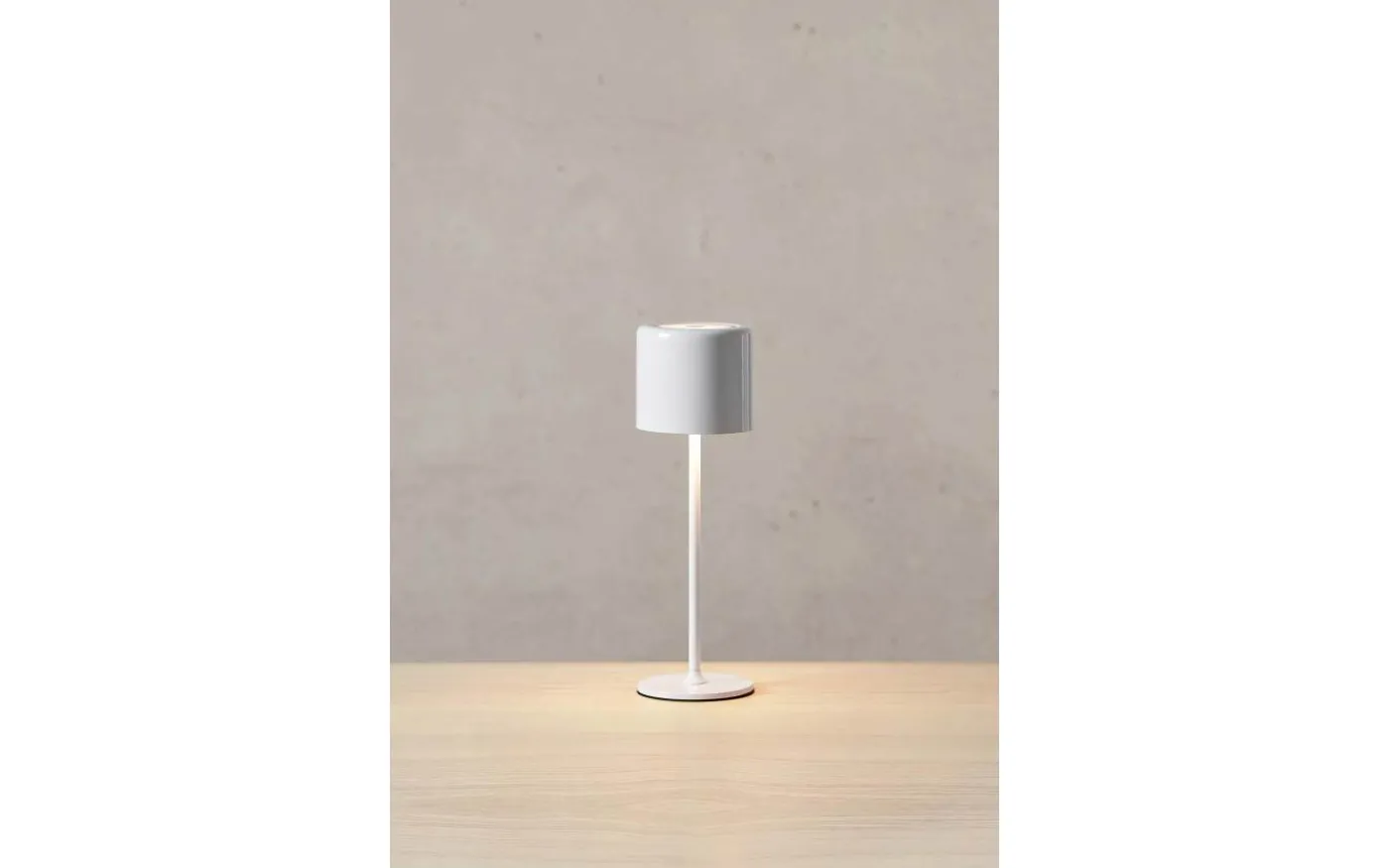 Filo Uppladdningsbar Bordslampa Vit IP44