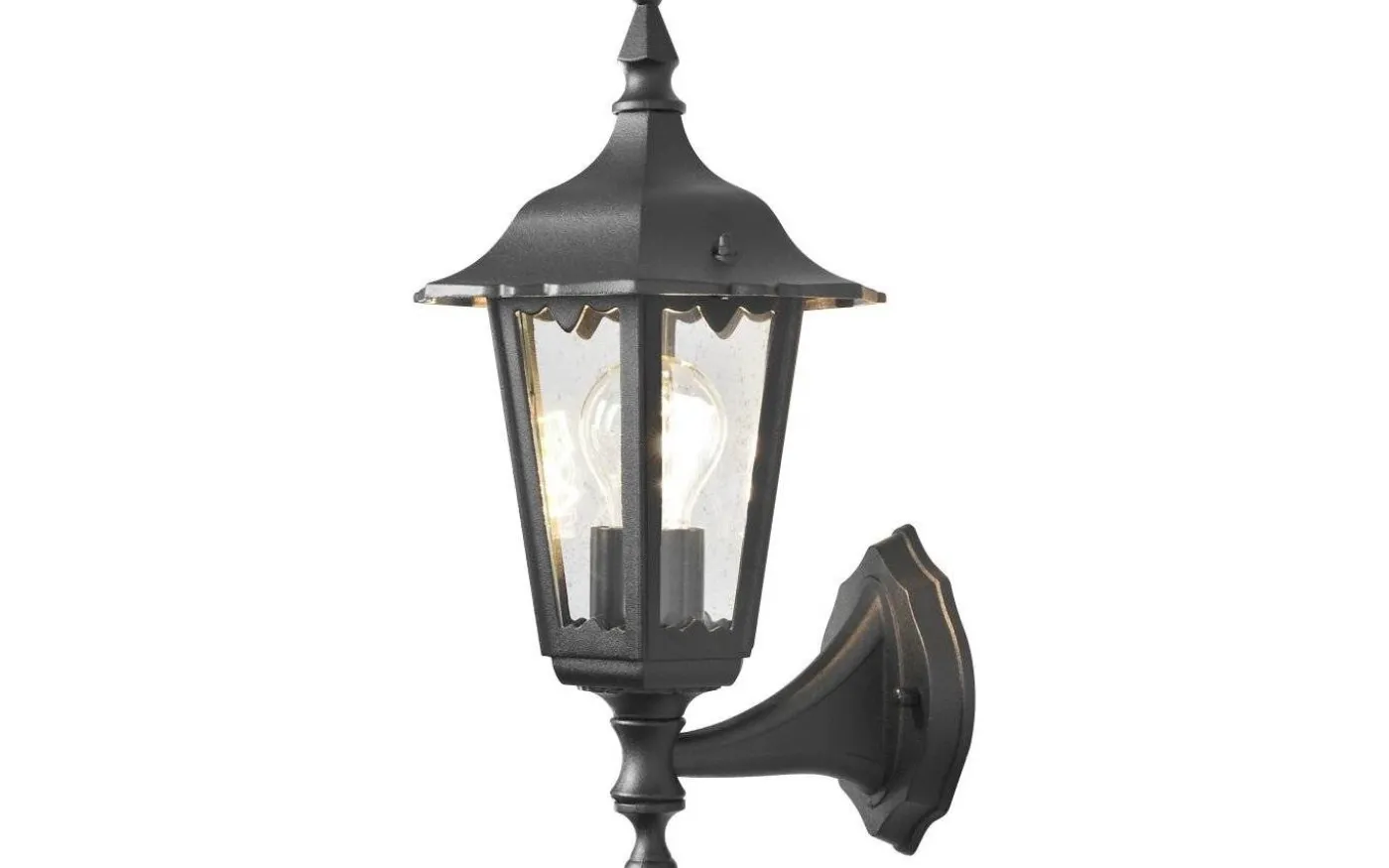 Firenze Vägglykta 36cm Svart IP43