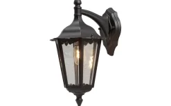 Firenze Vägglykta 45cm Svart IP43