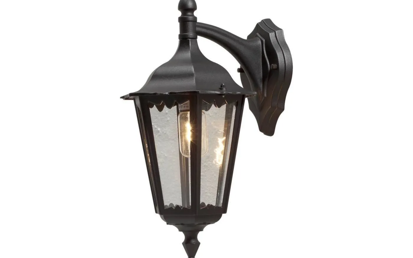 Firenze Vägglykta 45cm Svart IP43