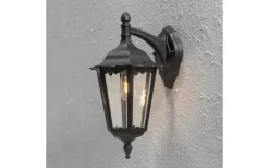 Firenze Vägglykta 45cm Svart IP43