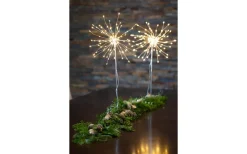 Julpynt Inomhus<Star Trading Firework Bordslampa 50cm Silver