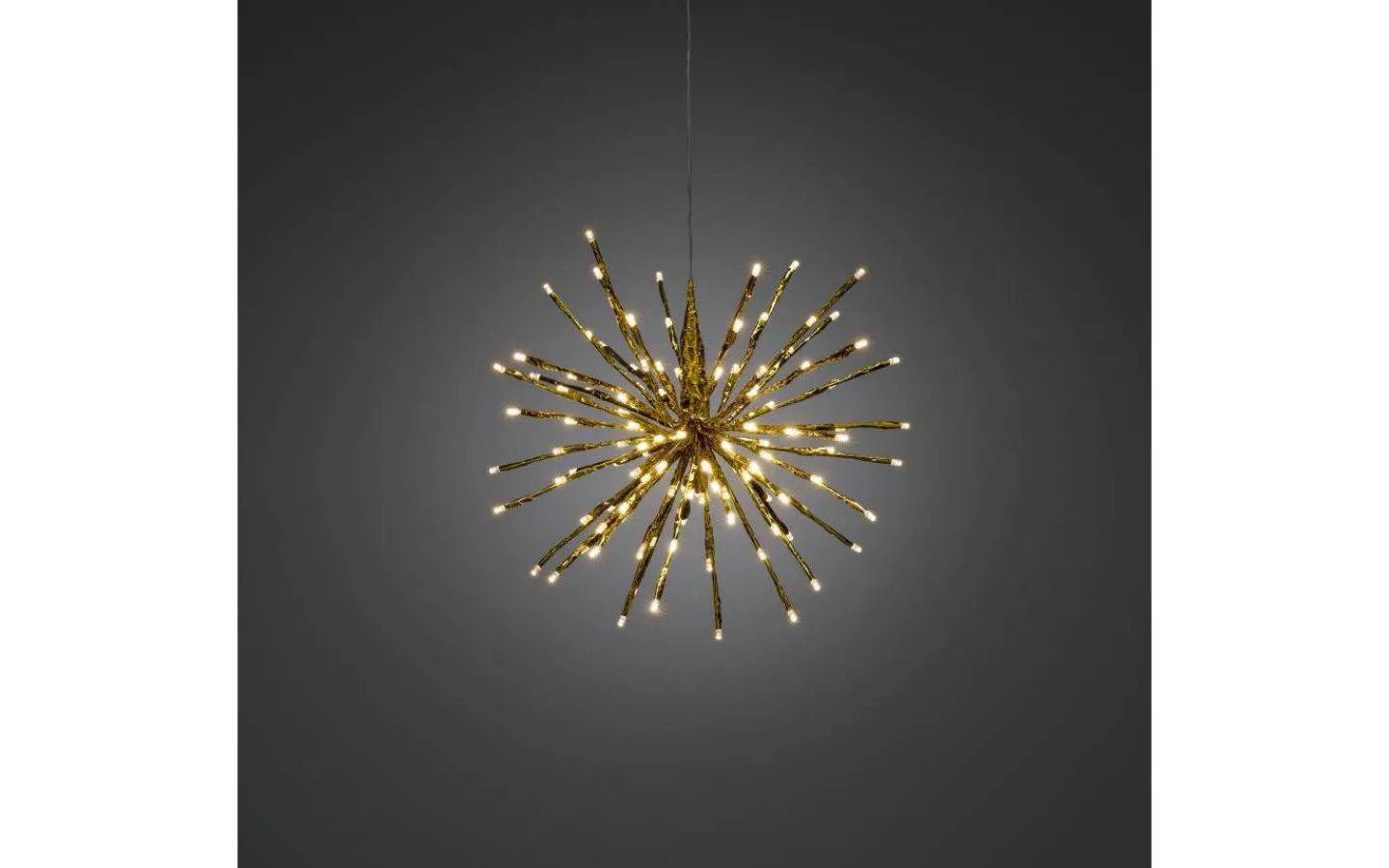 Julpynt Utomhus<Konstsmide Firework Hängande 40cm Guld IP44
