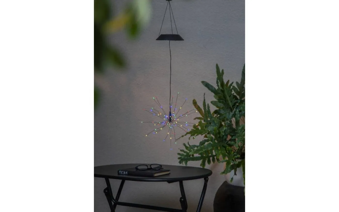 Firework Hängande Solcellslampa Multifärg