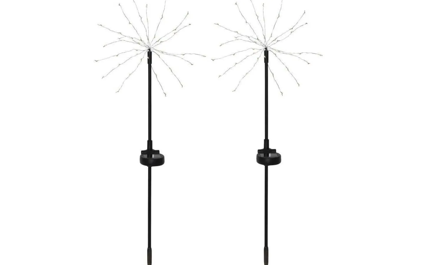 Solcellslampor Stig & Mark|Visa Alla Solcellslampor<Star Trading Firework Solcellslampa 2-Pack Svart