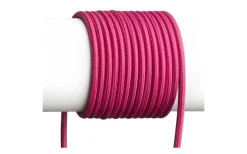 Rendl Fit Fuchsia Textilkabel 3G0,75, Metervara* Lampsladdar