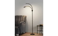 Golvläslampor<Halo Design Fix Golvlampa LED 2x5W 3000K 130cm Svart