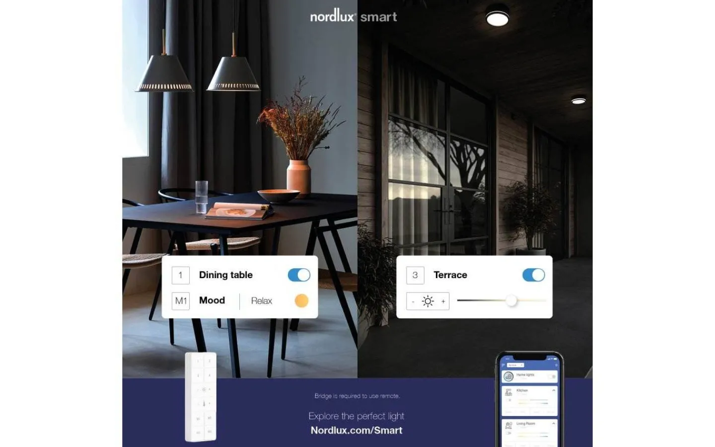 Nordlux Smart Light<Nordlux Fjärrkontroll Smart Light