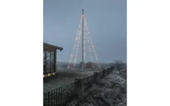 Flaggstångsbelysning 8m Frostad Amber IP44