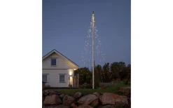 Shiny Warm White Ljusslingor (2700K)<Star Trading Flaggstångsbelysning Shiny Warm White 10m 500LED IP44