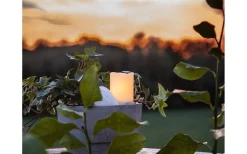 Gravljus|Gravljus<Star Trading Flame Batteridrivet Blockljus 7cm Utomhusbruk Timer 120h Vit