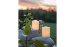 Gravljus|Gravljus<Star Trading Flame Batteridrivet Blockljus 7cm Utomhusbruk Timer 120h Vit