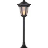 Flame Solcellslampa 3-i-1 Svart, 63 cm, 0,18W