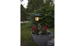 Flame Solcellslampa 3-i-1 Svart, 63 cm, 0,18W