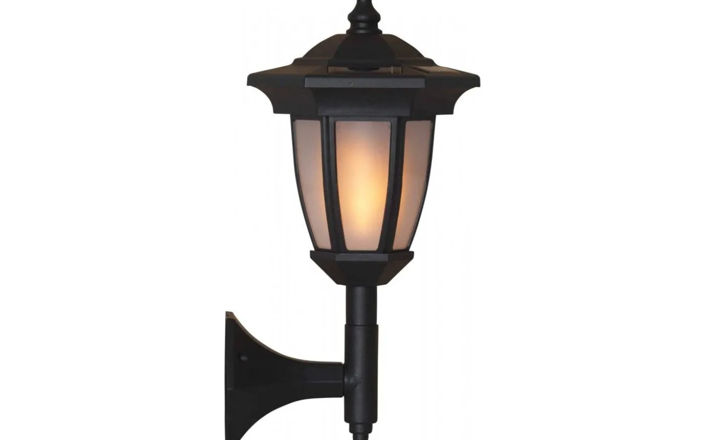 Flame Solcellslampa 3-i-1 Svart, 63 cm, 0,18W