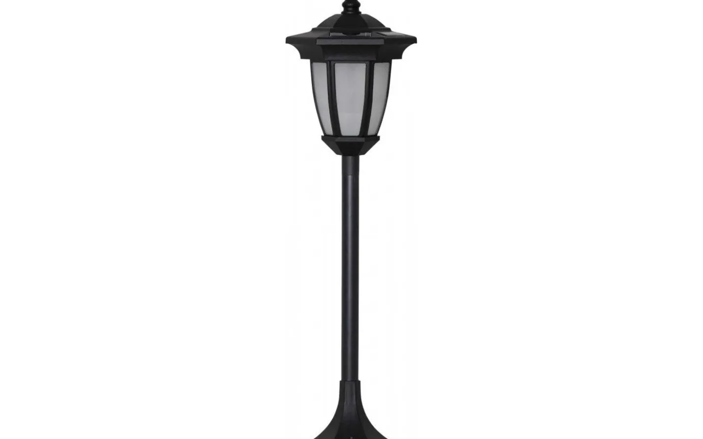 Flame Solcellslampa 3-i-1 Svart, 63 cm, 0,18W