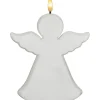 Flamme Batteridriven Gravljus Angel 18cm Timer 200h Vit IP44