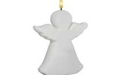 Flamme Batteridriven Gravljus Angel 18cm Timer 200h Vit IP44