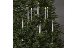 Klassisk Julgransbelysning<Star Trading Flamme Batteridriven Julgransbelysning med Hjärta 8L LED Inomhus