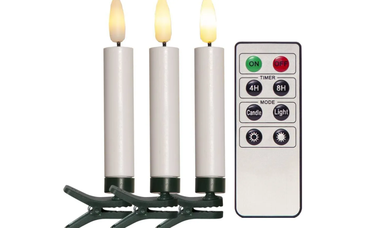 Star Trading Flamme Batteridriven Julgransbelysning 10L LED Inomhus* Klassisk Julgransbelysning