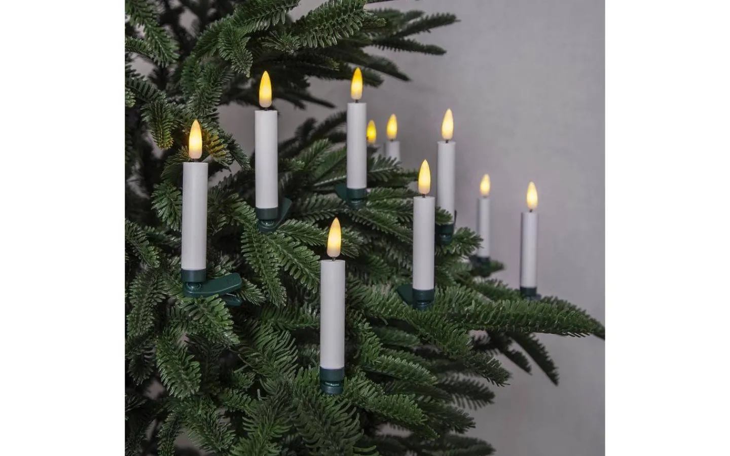 Star Trading Flamme Batteridriven Julgransbelysning 10L LED Inomhus* Klassisk Julgransbelysning