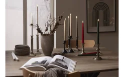 Star Trading Flamme Batteridrivna Antikljus 28cm Slim 2-pack med Fjärr. Grön* Flamme Batteriljus (Hela Serien)|Flamme Batteriljus (Hela Serien)