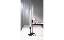 Flamme Batteridrivna Antikljus 28cm Slim 2-pack med Fjärr. Vit