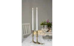 Flamme Batteriljus (Hela Serien)|Flamme Batteriljus (Hela Serien)<Star Trading Flamme Batteridrivna Antikljus 38cm Slim 2-pack med Fjärr. Vit