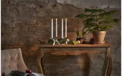 Flamme Batteriljus (Hela Serien)|Flamme Batteriljus (Hela Serien)<Star Trading Flamme Batteridrivna Antikljus 29cm 4-Pack med Fjärr. Vit