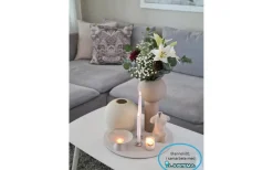 Flamme Batteriljus (Hela Serien)|Flamme Batteriljus (Hela Serien)<Star Trading Flamme Batteridrivna Antikljus 20cm 4-Pack med Fjärr. Vit