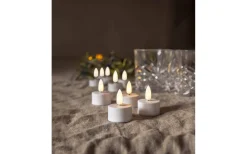 Flamme Batteriljus (Hela Serien)|Flamme Batteriljus (Hela Serien)<Star Trading Flamme Batteridrivna Värmeljus Ø38mm 2-pack Vit