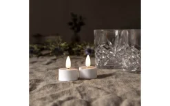 Flamme Batteriljus (Hela Serien)|Flamme Batteriljus (Hela Serien)<Star Trading Flamme Batteridrivna Värmeljus Ø38mm 2-pack Vit