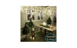 Flamme Blockljus 13cm Utomhusbruk Vit