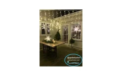 Flamme Blockljus 13cm Utomhusbruk Vit