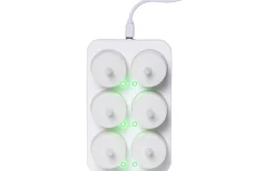 Flamme Charge Uppladdningsbara Votivljus 6st Vit