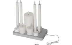 Flamme Batteriljus (Hela Serien)|Flamme Batteriljus (Hela Serien)<Star Trading Flamme Charge Uppladdningsbart Ljusset 11st Vit