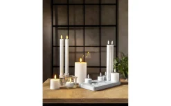 Flamme Batteriljus (Hela Serien)|Flamme Batteriljus (Hela Serien)<Star Trading Flamme Charge Uppladdningsbart Ljusset 11st Vit