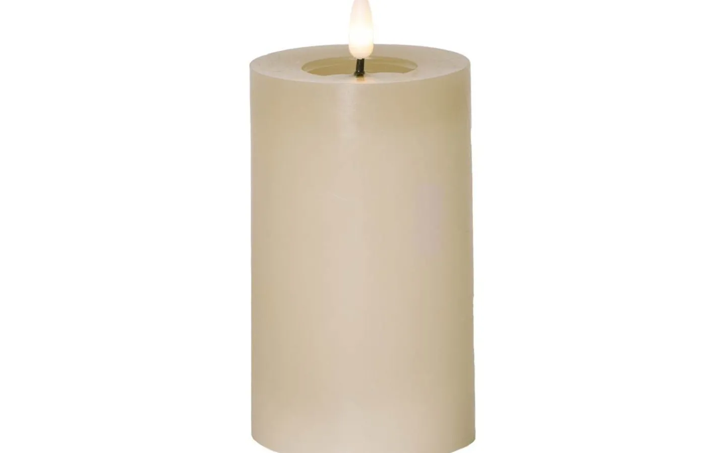 Flamme Batteriljus (Hela Serien)|Flamme Batteriljus (Hela Serien)<Star Trading Flamme Flow Batteridrivet Blockljus 15cm Beige