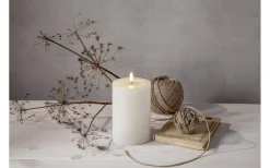 Star Trading Flamme Flow Batteridrivet Blockljus 17,5cm Longlife 2500h Vit* Flamme Batteriljus (Hela Serien)|Flamme Batteriljus (Hela Serien)