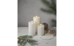 Star Trading Flamme Flow Batteridrivet Blockljus 17,5cm Longlife 2500h Vit* Flamme Batteriljus (Hela Serien)|Flamme Batteriljus (Hela Serien)