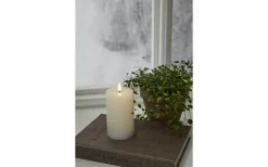 Star Trading Flamme Flow Batteridrivet Blockljus 15cm Longlife 1500h Vit* Flamme Batteriljus (Hela Serien)|Flamme Batteriljus (Hela Serien)